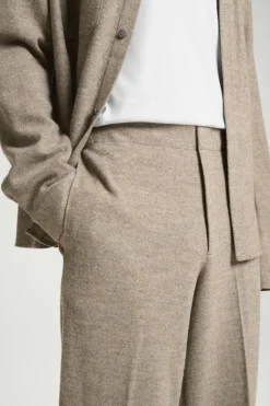 COS ELASTICATED BOILED-WOOL PANTS- Matching Sets | Pants