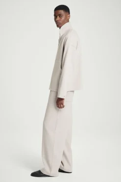COS ELASTICATED CORDUROY-JERSEY PANTS- Matching Sets | Pants