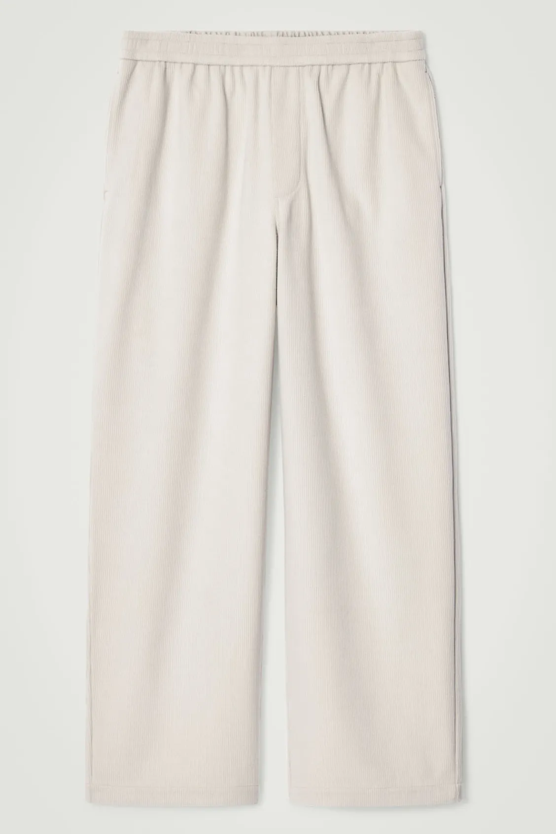 COS ELASTICATED CORDUROY-JERSEY PANTS- Matching Sets | Pants