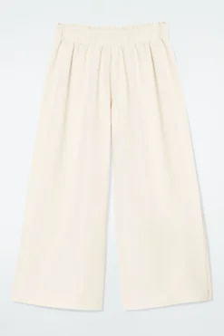 COS ELASTICATED COTTON CULOTTES-Women Pants