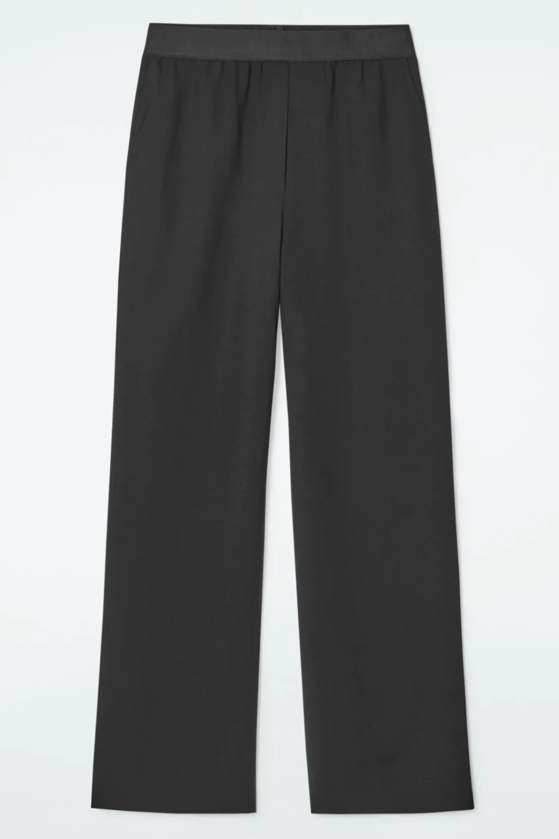 COS ELASTICATED TAILORED WOOL PANTS-Women Pants