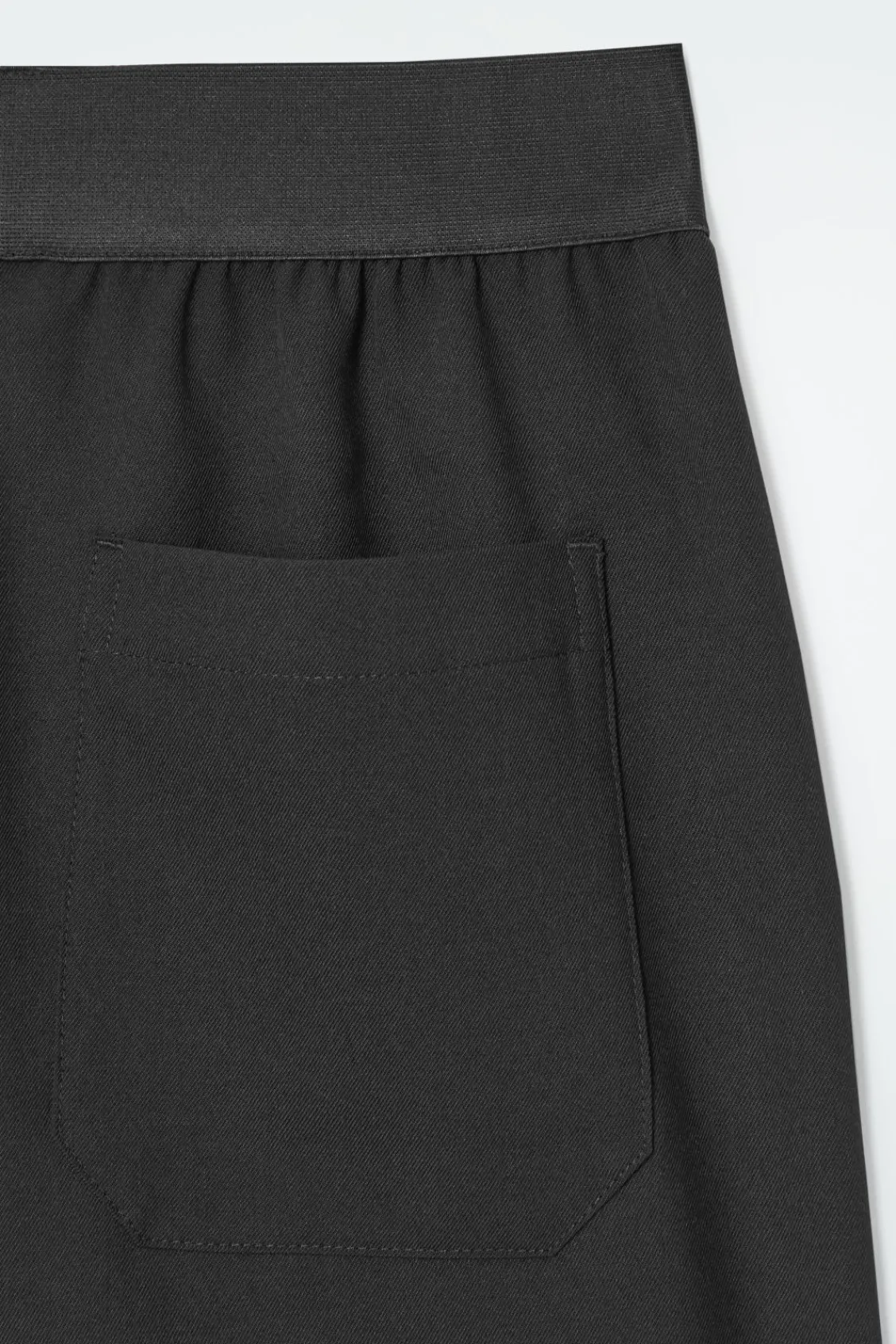 COS ELASTICATED TAILORED WOOL PANTS-Women Pants