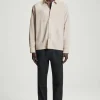 COS ELASTICATED TAPERED TWILL PANTS- Pants