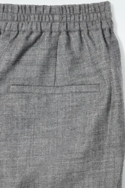 COS ELASTICATED WOOL-FLANNEL PANTS-Women Vests & Tailoring | Pants