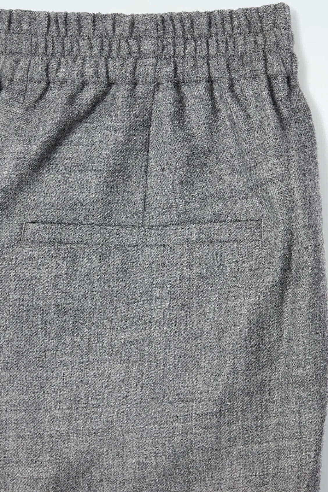 COS ELASTICATED WOOL-FLANNEL PANTS-Women Vests & Tailoring | Pants