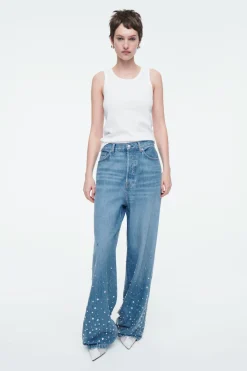 COS EMBELLISHED RELAXED JEANS-Women Jeans | Pants
