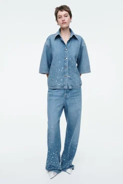 COS EMBELLISHED RELAXED JEANS-Women Jeans | Pants