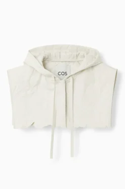 COS EMBROIDERED QUILTED HOOD-Women Hats & Scarves | Capes & Hybrids