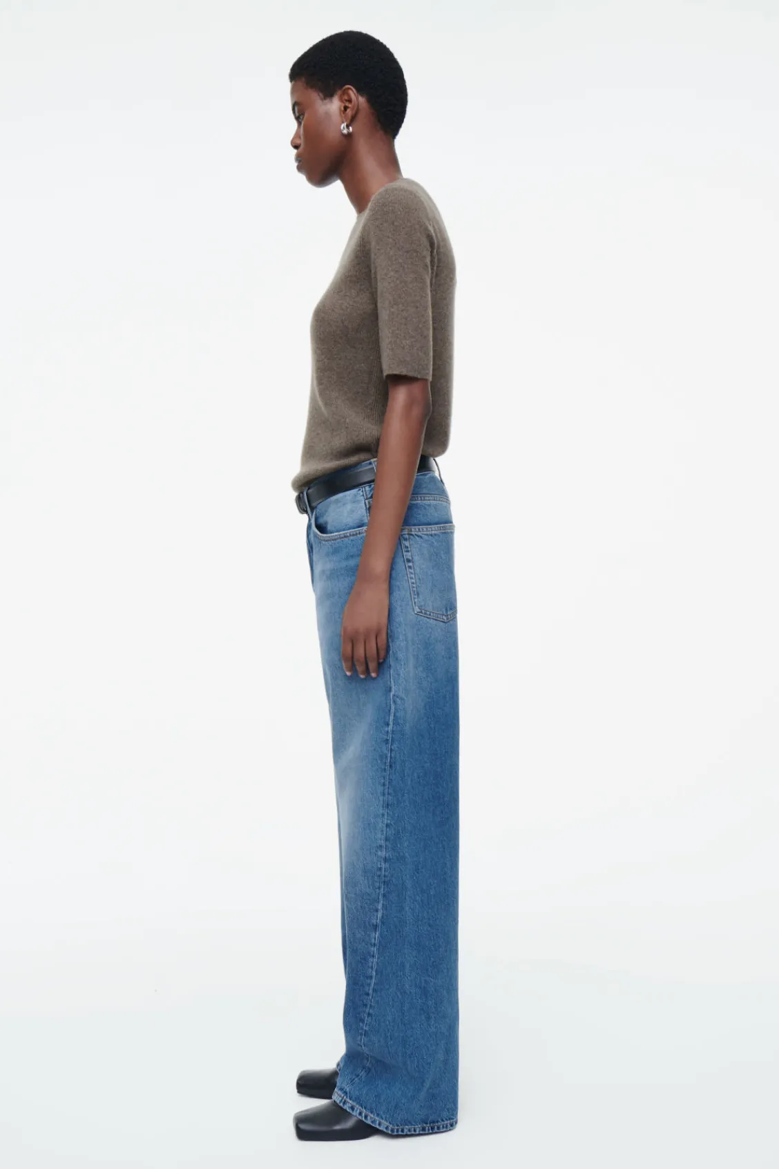 COS FACADE STRAIGHT-LEG JEANS-Women Jeans | Pants