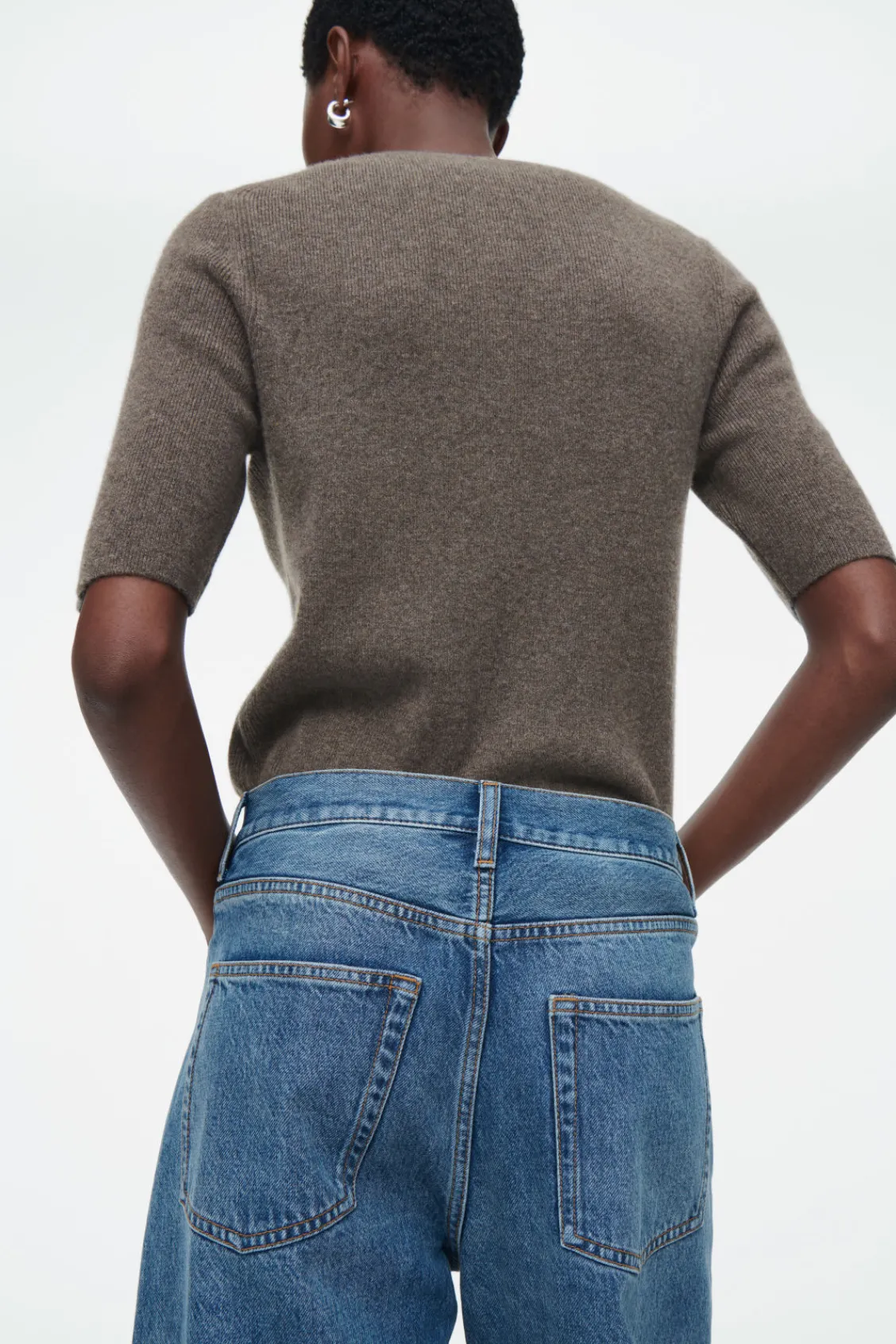 COS FACADE STRAIGHT-LEG JEANS-Women Jeans | Pants
