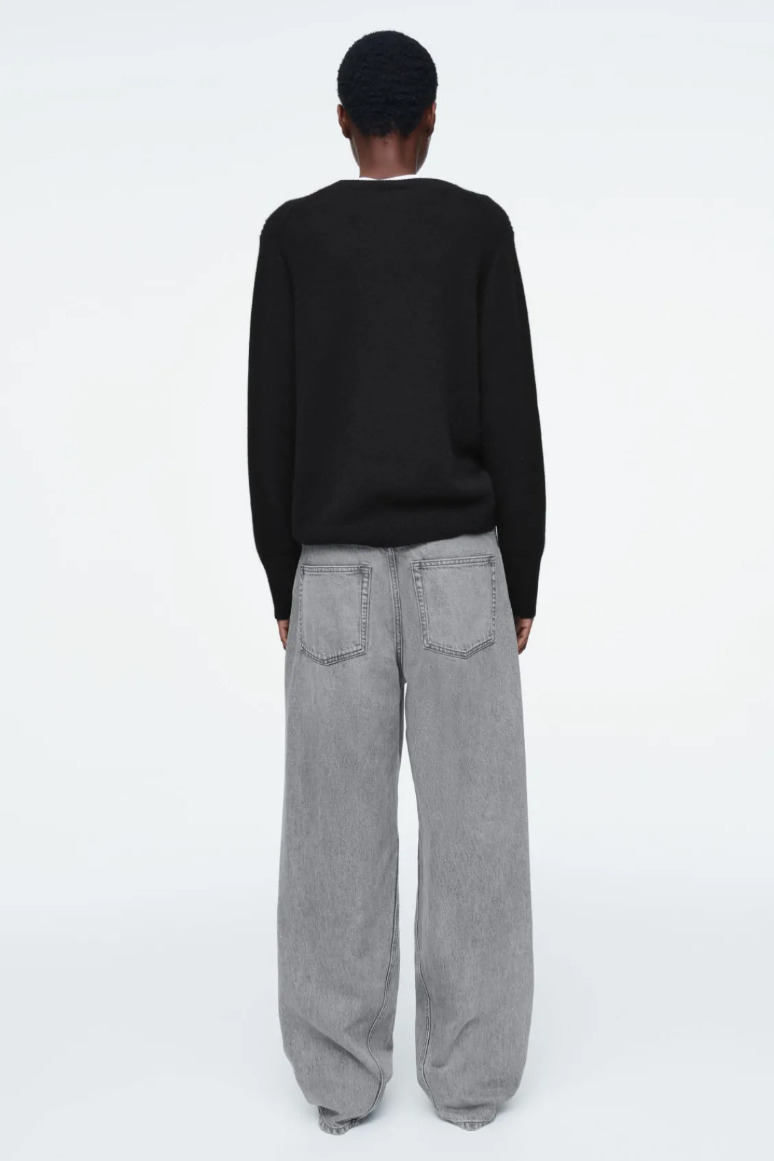 COS FACADE STRAIGHT-LEG JEANS-Women Jeans | Pants