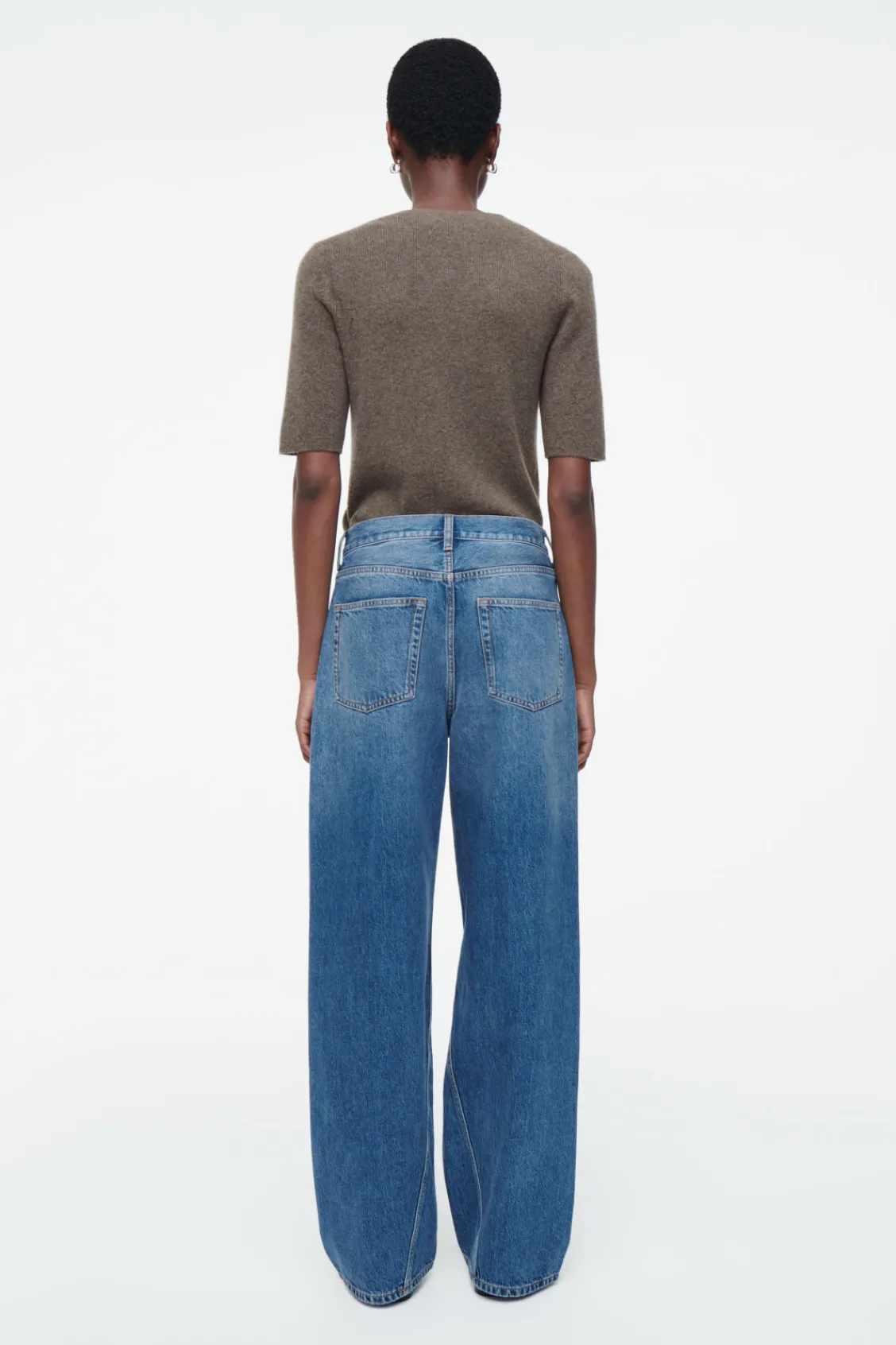 COS FACADE STRAIGHT-LEG JEANS-Women Jeans | Pants