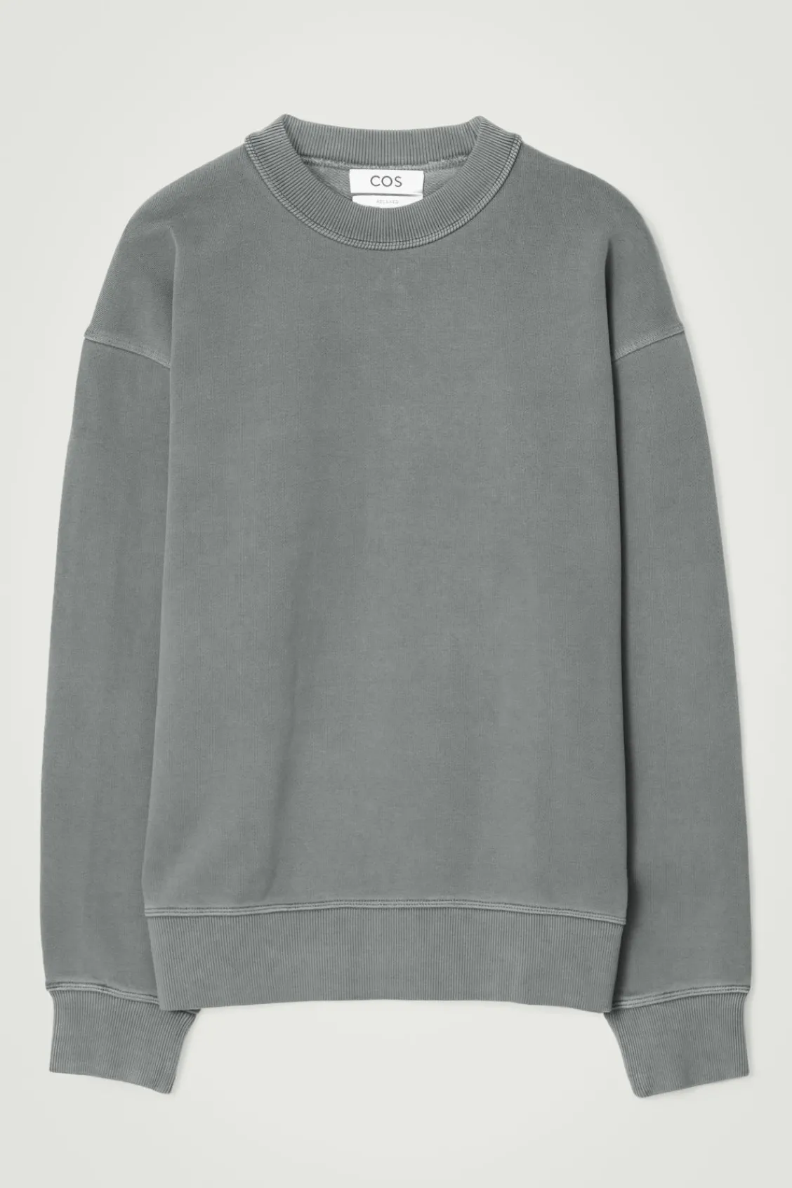 COS FADED MOCK-NECK SWEATSHIRT- Sweatshirts & Hoodies