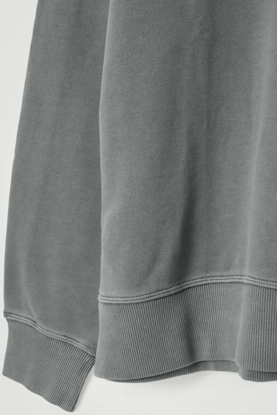 COS FADED MOCK-NECK SWEATSHIRT- Sweatshirts & Hoodies