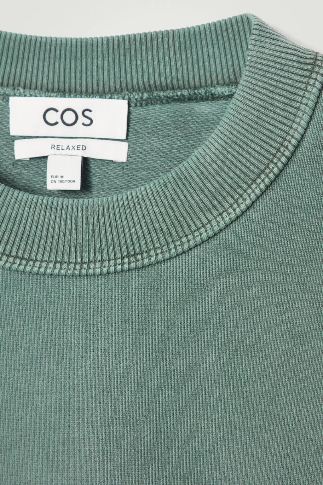 COS FADED MOCK-NECK SWEATSHIRT- Sweatshirts & Hoodies