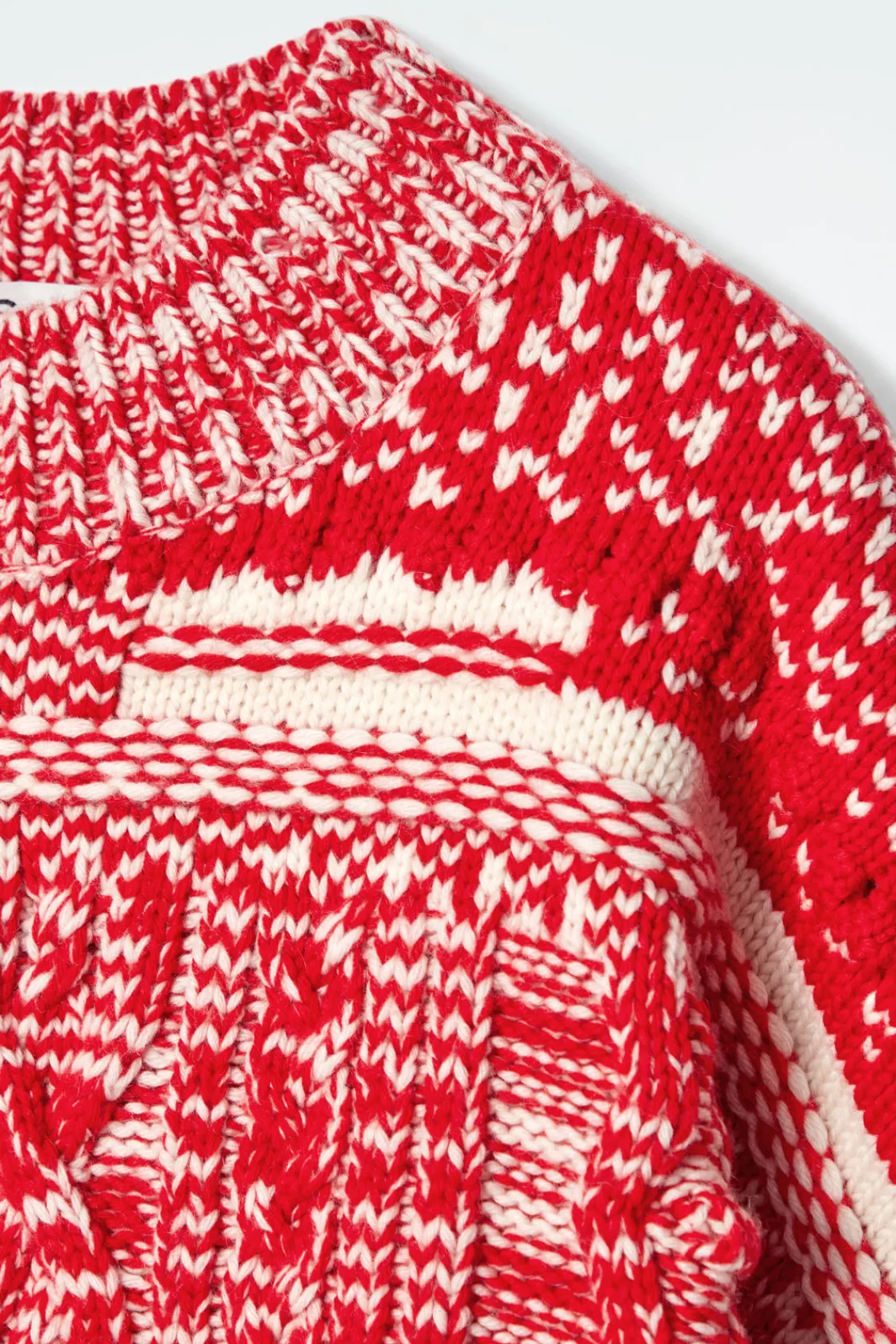 COS FAIR ISLE WOOL AND CASHMERE SWEATER-Women Cashmere | Sweaters & Cardigans
