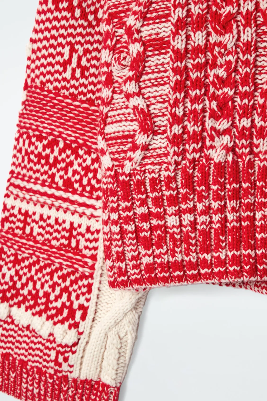 COS FAIR ISLE WOOL AND CASHMERE SWEATER-Women Cashmere | Sweaters & Cardigans