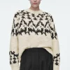 COS FAIR-ISLE WOOL SWEATER-Women Sweaters & Cardigans