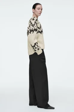 COS FAIR-ISLE WOOL SWEATER-Women Sweaters & Cardigans