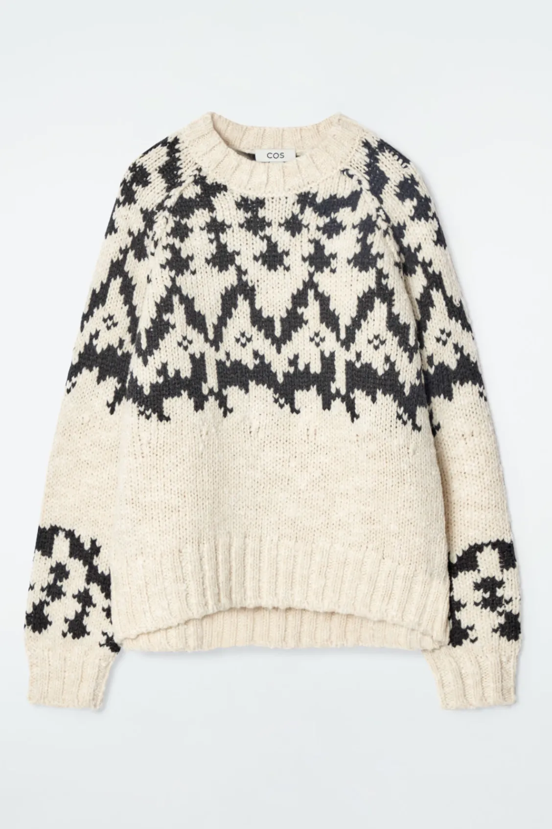 COS FAIR-ISLE WOOL SWEATER-Women Sweaters & Cardigans