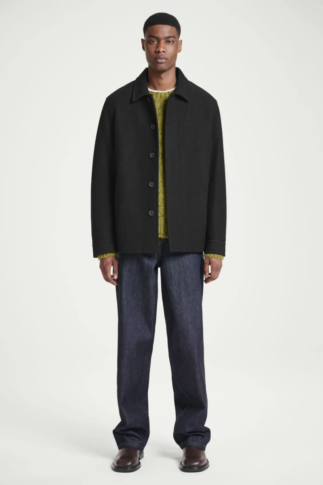 COS FELTED WOOL JACKET- Coats & Jackets