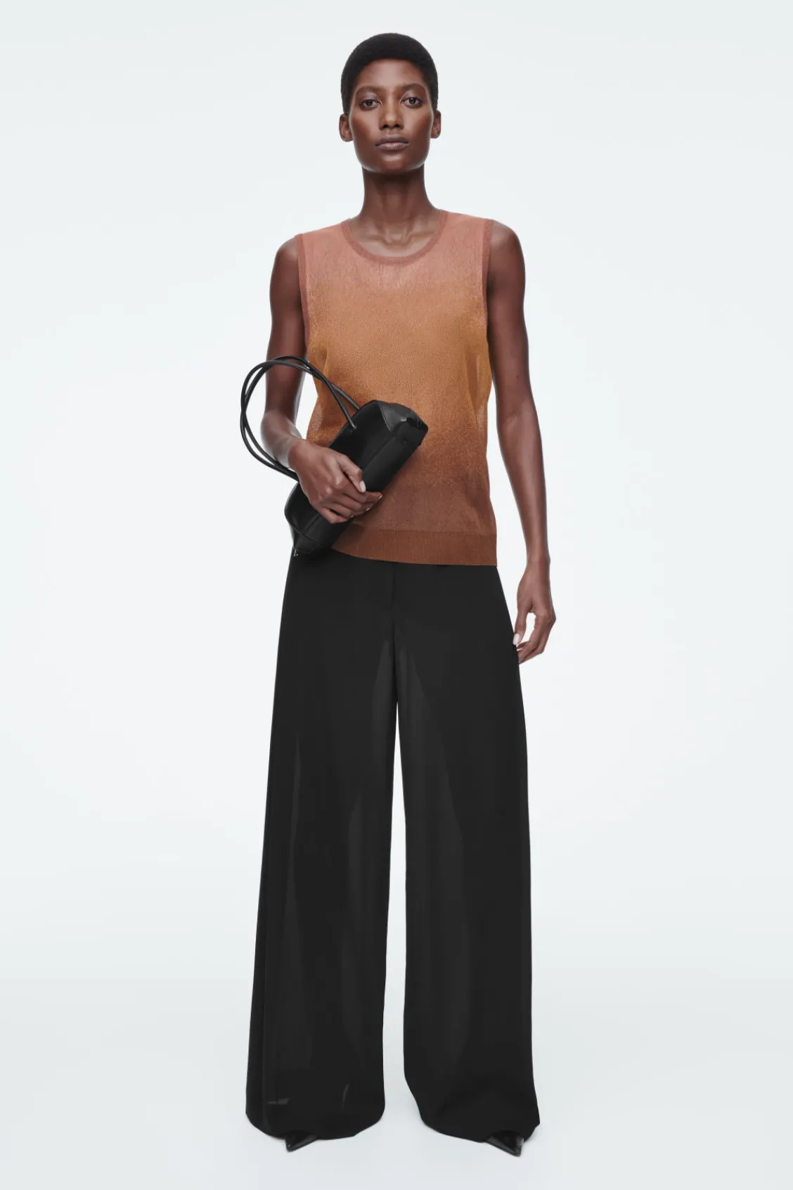 COS FINE-KNIT OMBRE TANK TOP-Women Tops | Sweaters & Cardigans