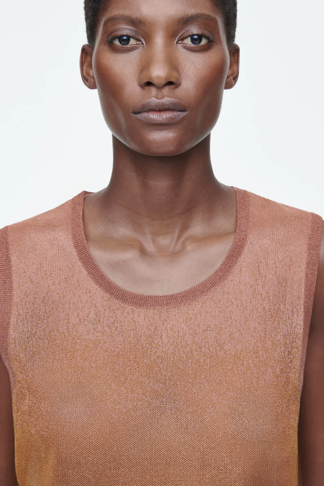 COS FINE-KNIT OMBRE TANK TOP-Women Tops | Sweaters & Cardigans