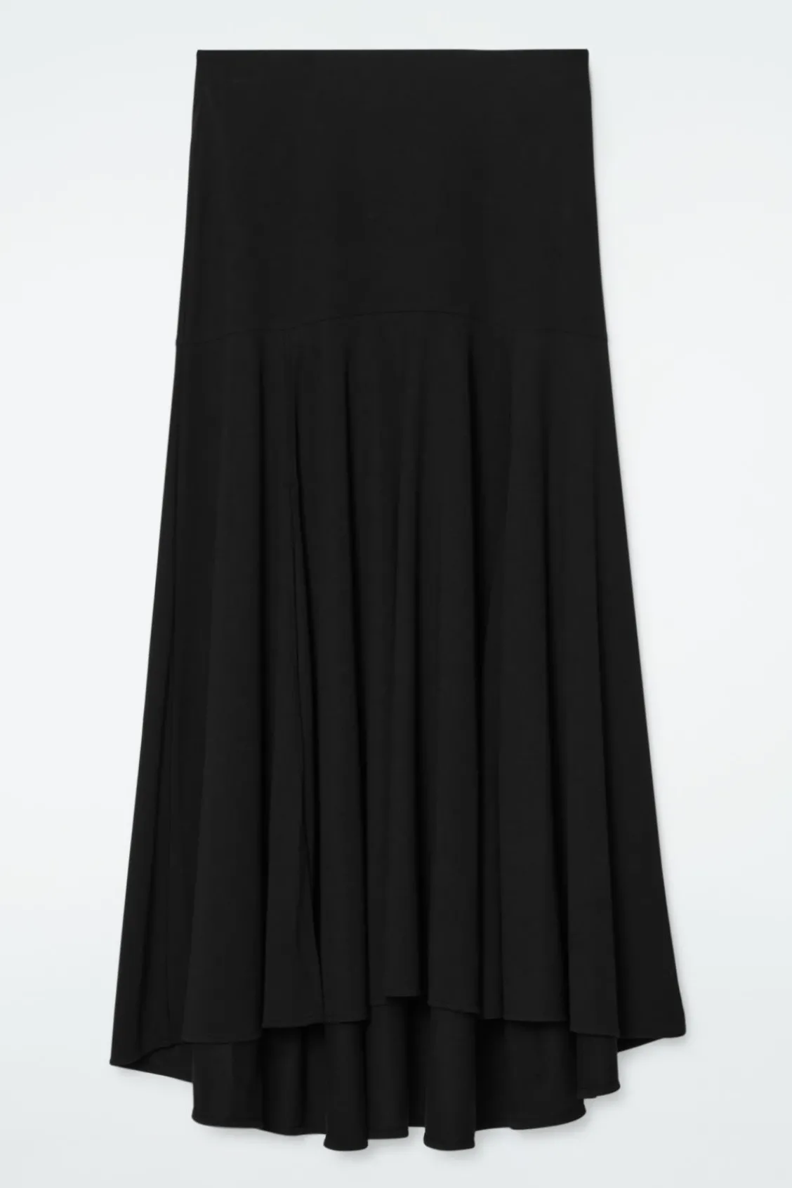COS FLARED ASYMMETRIC MIDI SKIRT-Women Skirts