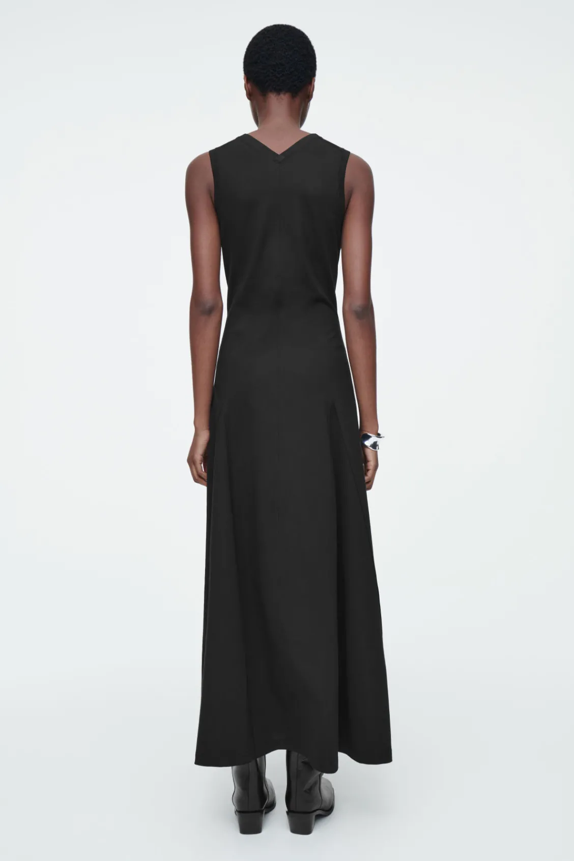 COS FLARED JERSEY MAXI DRESS-Women Dresses & Jumpsuits