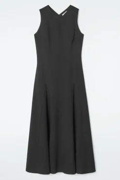 COS FLARED JERSEY MAXI DRESS-Women Dresses & Jumpsuits