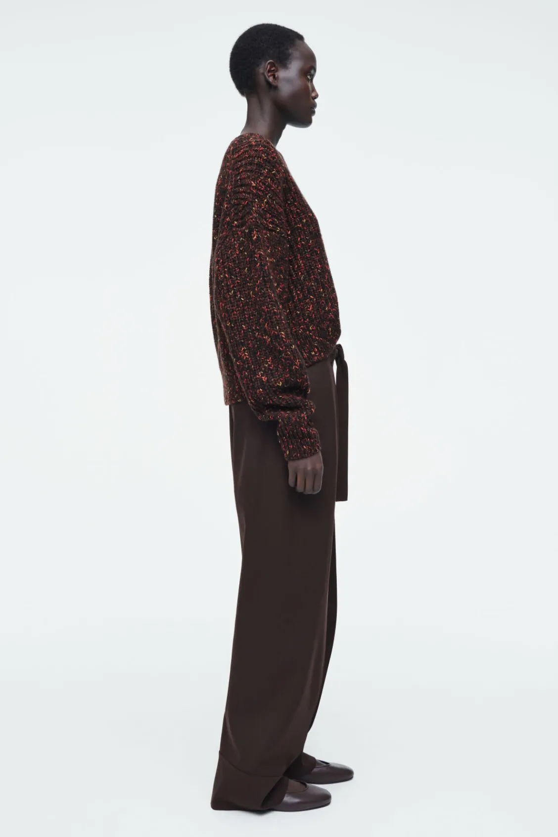 COS FLECKED MERINO WOOL JUMPER-Women Sweaters & Cardigans