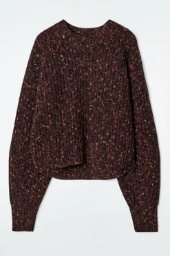 COS FLECKED MERINO WOOL JUMPER-Women Sweaters & Cardigans