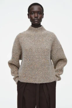 COS FLECKED TURTLENECK JUMPER-Women Sweaters & Cardigans