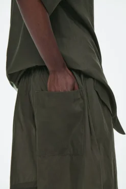 COS FLORAL DRAWSTRING SHORTS-Women Pants