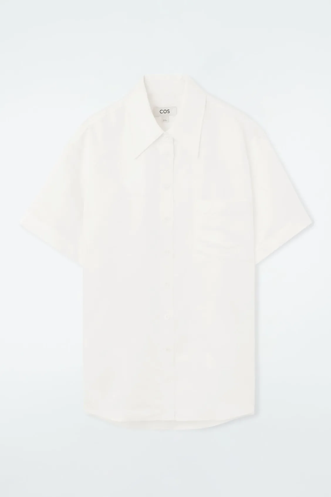 COS FLORAL-JACQUARD SHORT-SLEEVED SHIRT-Women Shirts & Blouses | Tops
