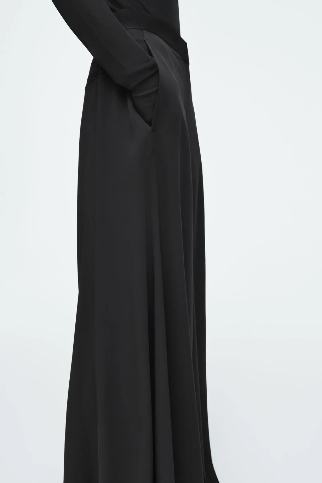 COS FLUID WIDE-LEG TROUSERS-Women Pants