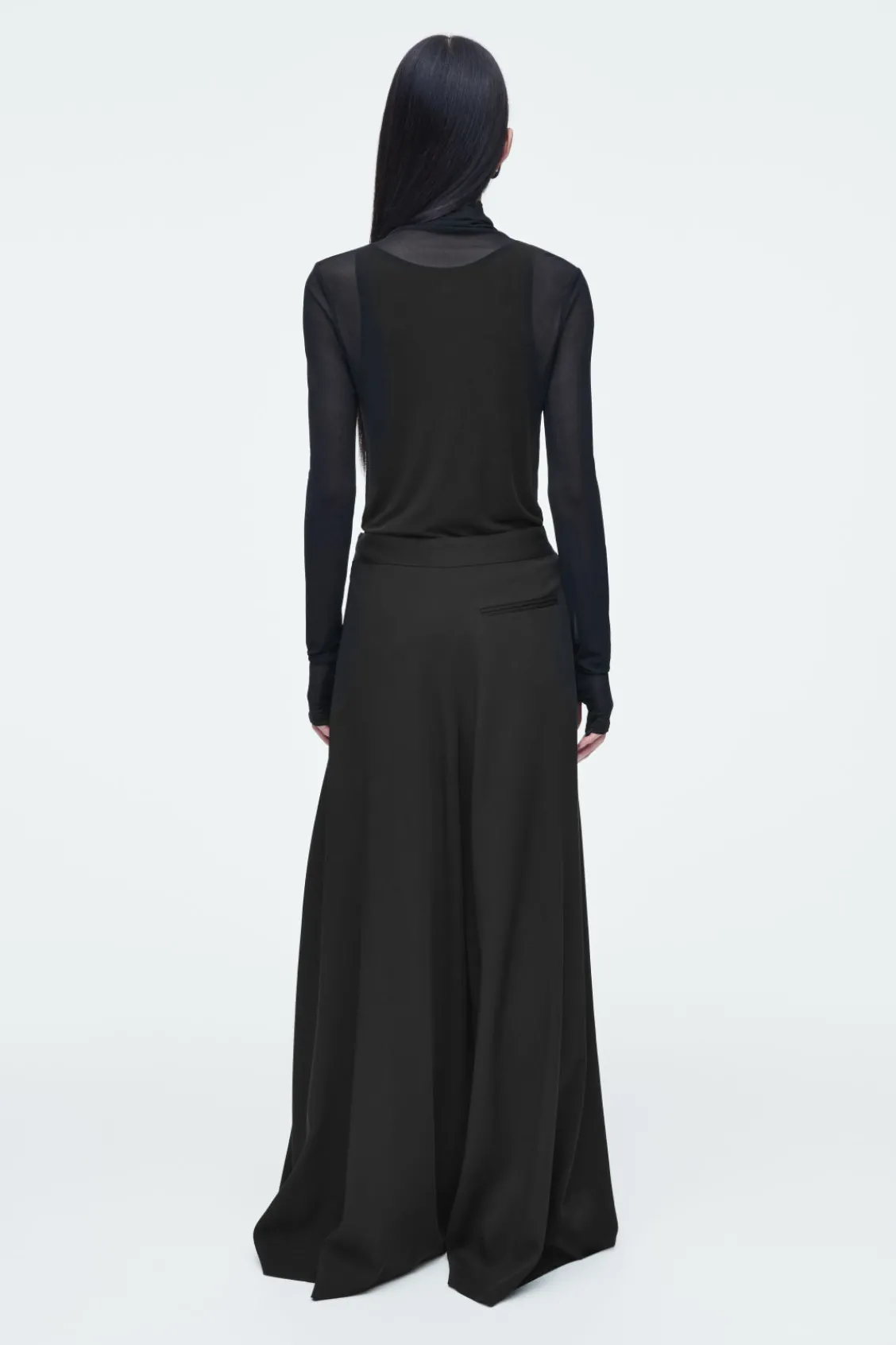 COS FLUID WIDE-LEG TROUSERS-Women Pants