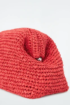 COS FRAMED CLUTCH - RAFFIA-Women Bags