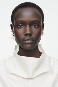 COS FRESHWATER PEARL CLIMBER EARRINGS-Women Jewelry