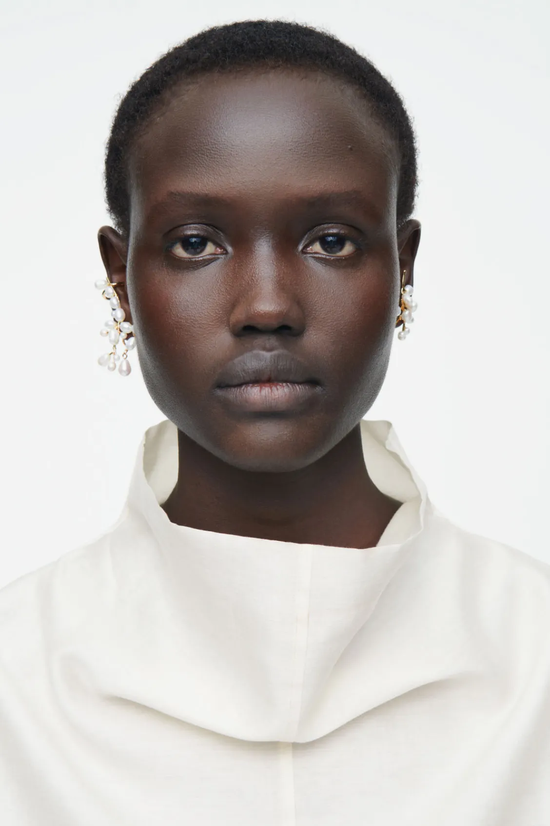 COS FRESHWATER PEARL CLIMBER EARRINGS-Women Jewelry