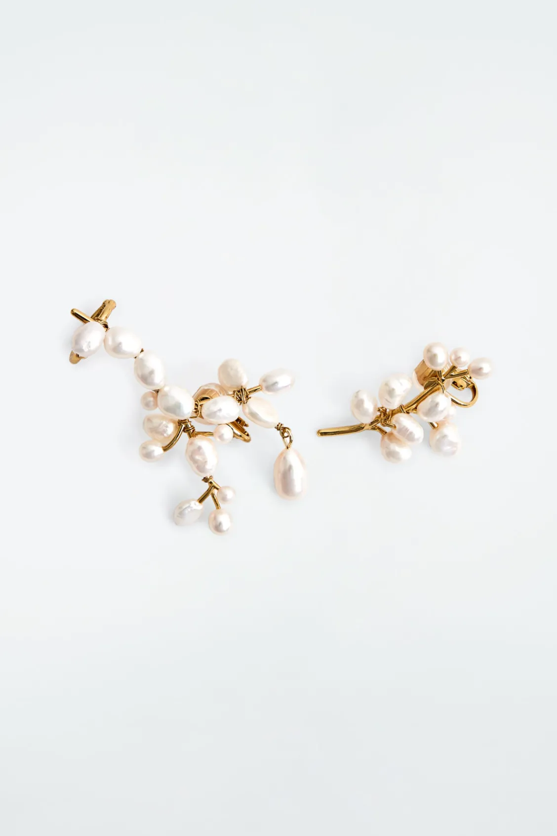 COS FRESHWATER PEARL CLIMBER EARRINGS-Women Jewelry