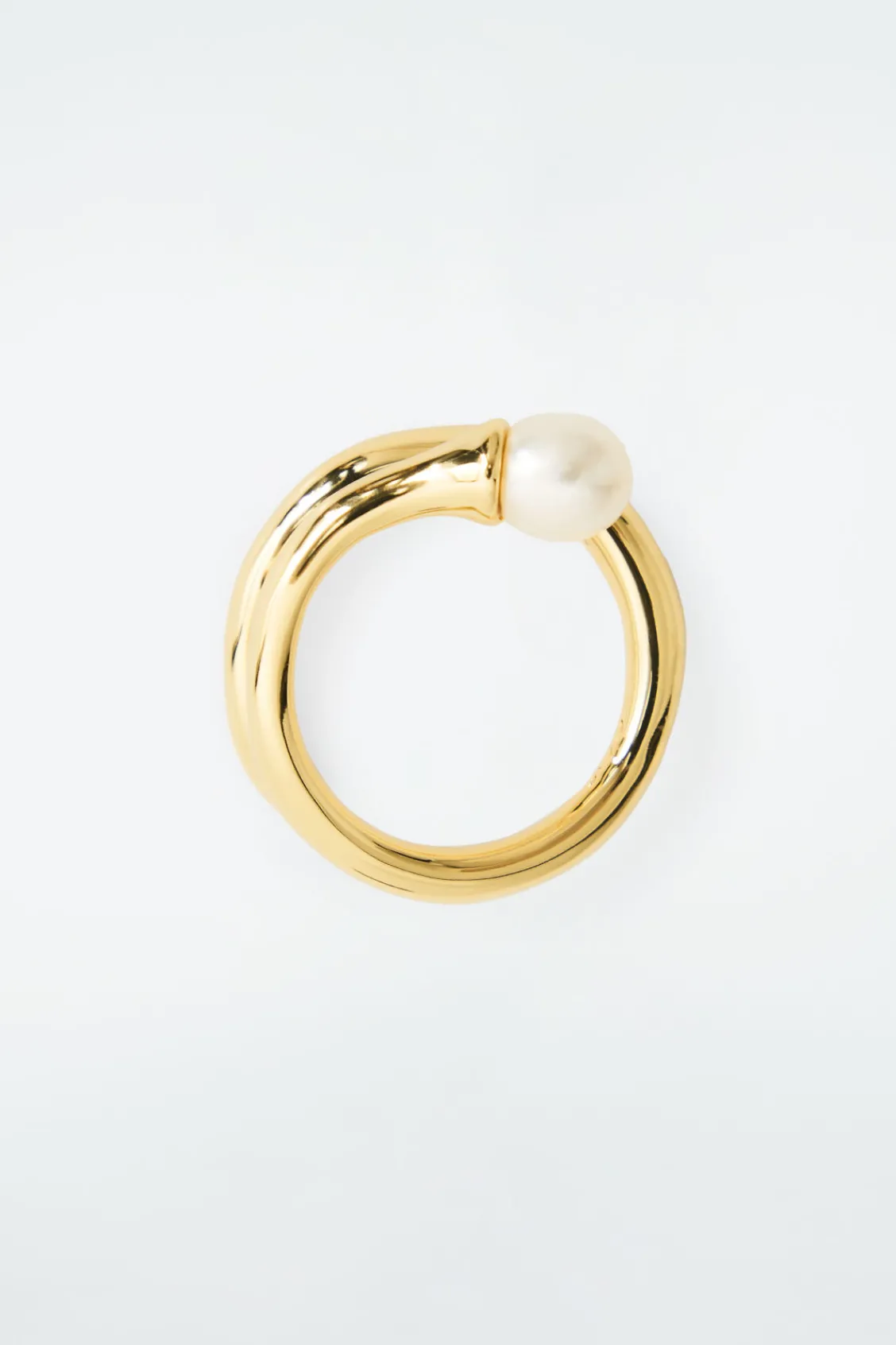 COS FRESHWATER PEARL COIL RING-Women Jewelry