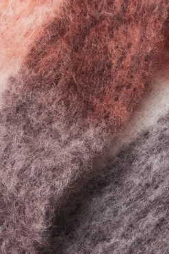 COS FRINGED BRUSHED-MOHAIR SCARF-Women Hats & Scarves