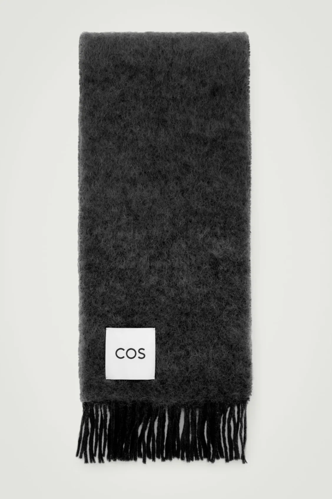 COS FRINGED MOHAIR SCARF- Hats & Scarves