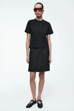 COS FRONT-PLEAT MINI SKIRT-Women Skirts