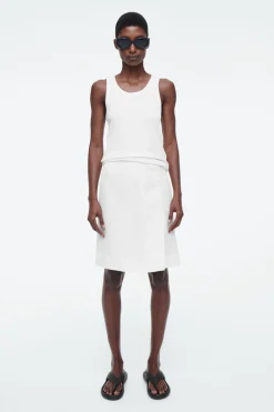 COS FRONT-PLEAT MINI SKIRT-Women Skirts