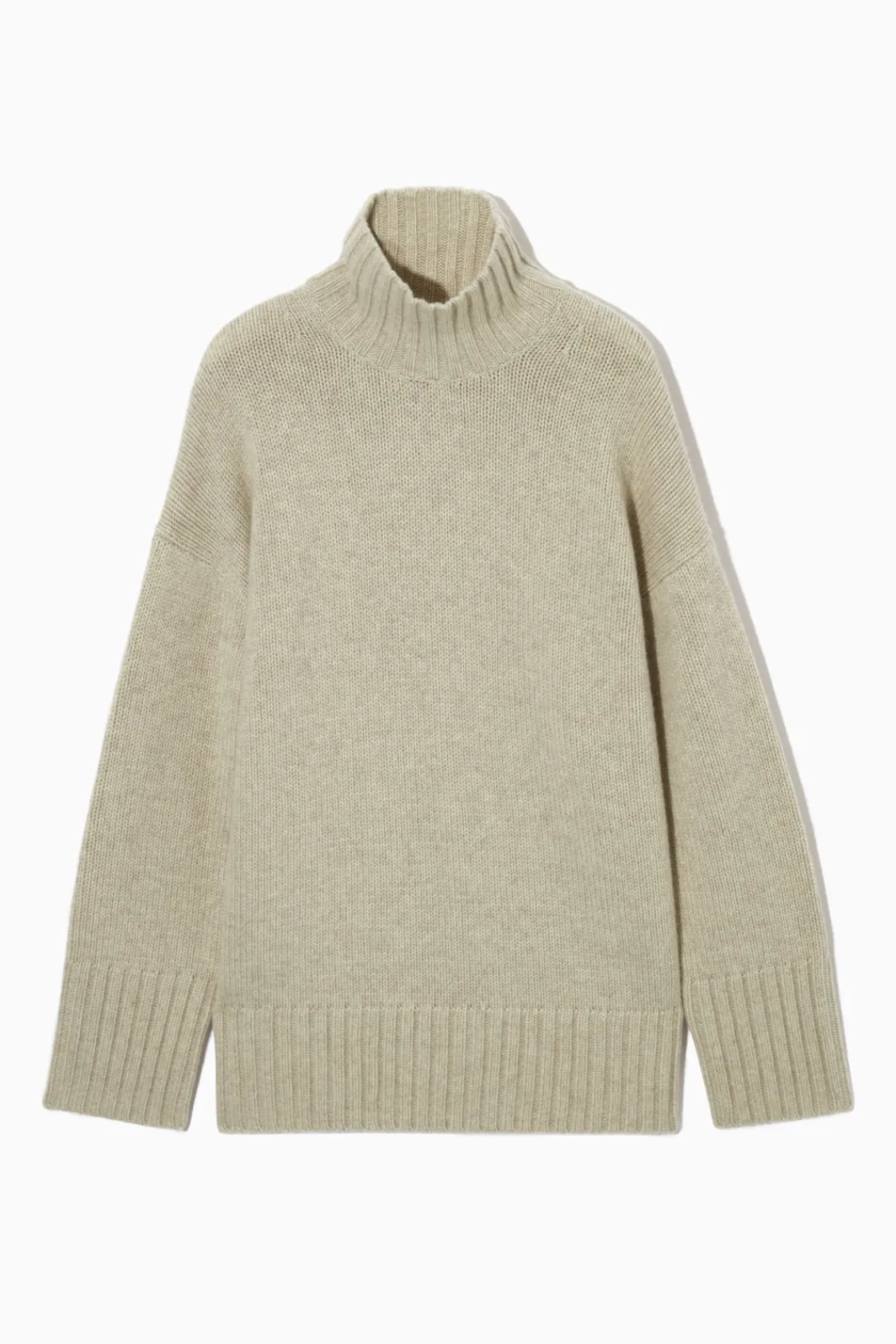 COS FUNNEL-NECK PURE CASHMERE SWEATER-Women Cashmere | Sweaters & Cardigans