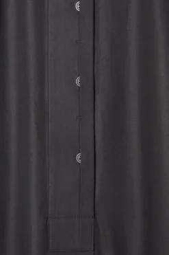 COS GATHERED BALLOON-SLEEVE MIDI DRESS-Women Dresses & Jumpsuits