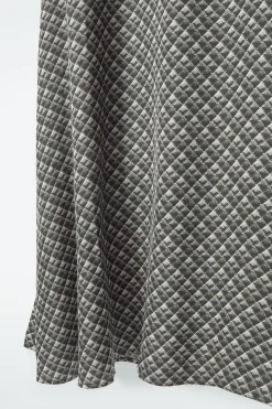 COS GEOMETRIC-PRINT MAXI SHIRT DRESS-Women Dresses & Jumpsuits
