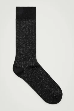 COS GLITTERED RIBBED SOCKS- Socks & Underwear